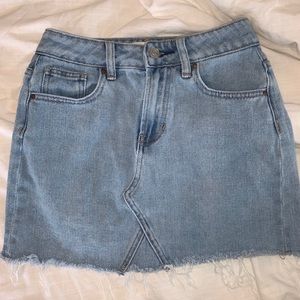 Denim skirt